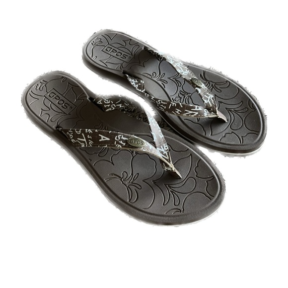 NWOT Comfortable Leather strap thong sandals - Picture 3 of 4